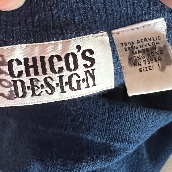 Vintage Chico’s Design Knit Skirt Size 1 - Picture 3 of 4